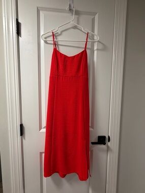 Gilli Vibrant Red Spaghetti Strap Dress